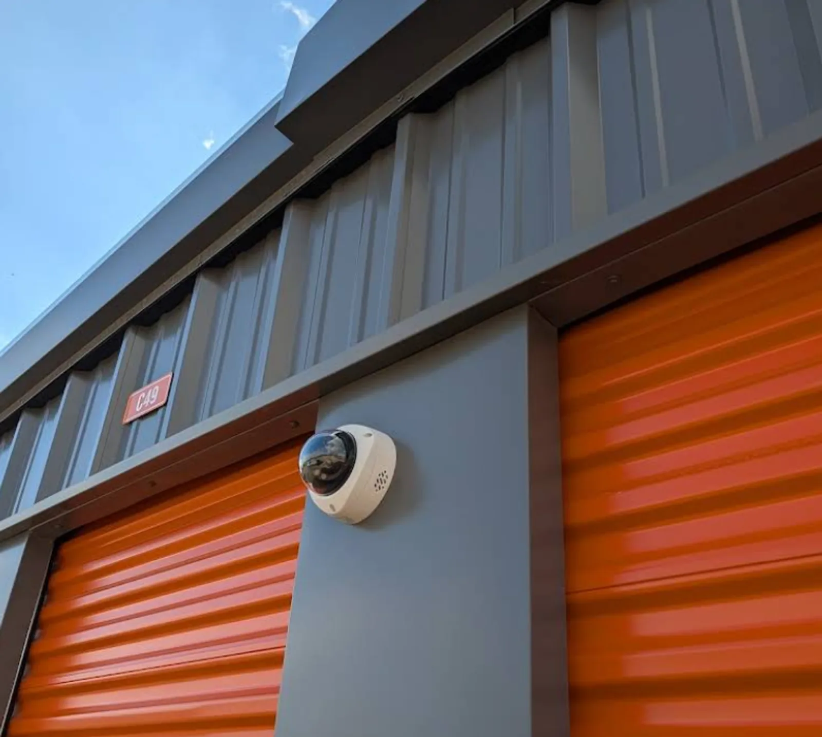 Professional security camera at Labette County Storage